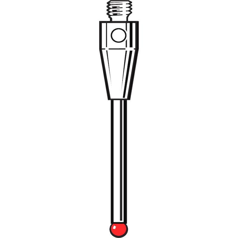 Rose - Indicateur de diamètre M2.5, 1 pièce, cadran, pointe, tête de sonde, filetage, jauge