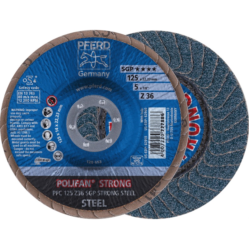 Disco de láminas abrasivo POLIFAN®-SGP STRONG STEEL