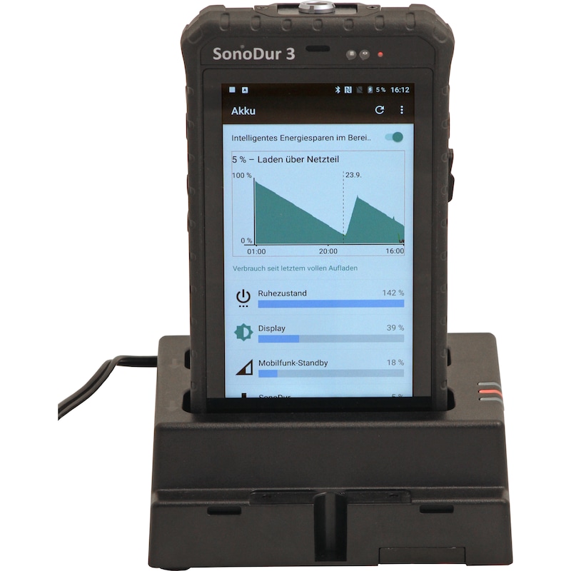 UCI-Härteprüfgerät SonoDur 3, 5 Zoll Touchscreen-Display ohne Messsonde - Mobiles UCI-Härteprüfgerät SonoDur3