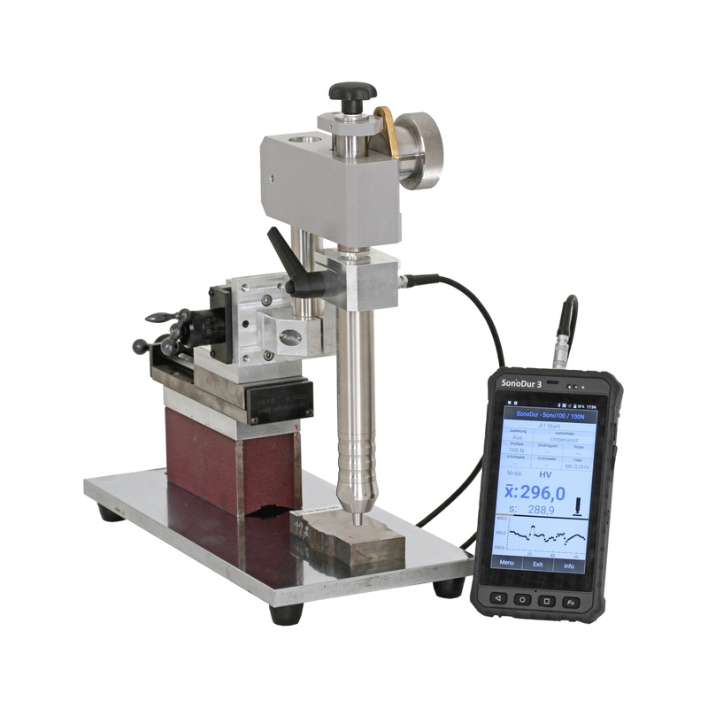 SonoDur 3 UCI hardness tester, 5 inch touchscreen display, sensor not supplied - Mobile UCI SonoDur3 hardness tester