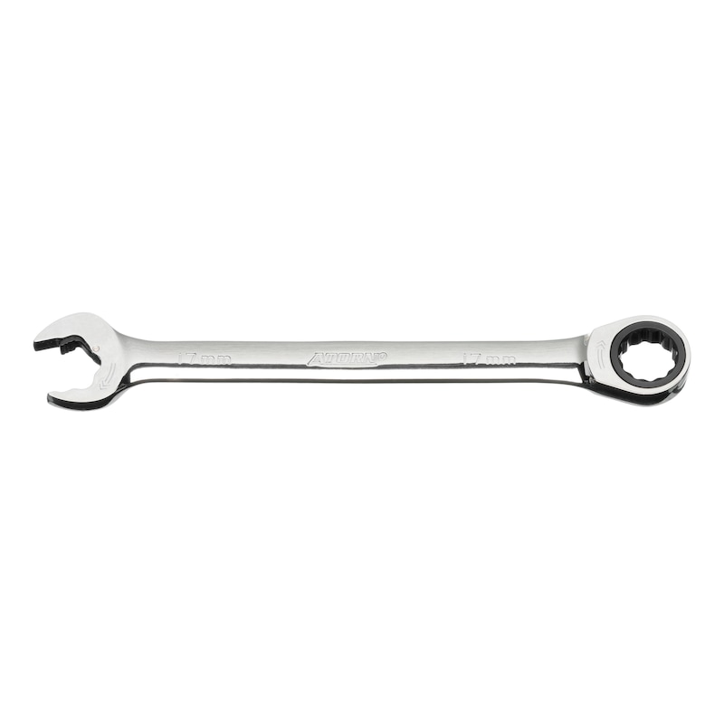 ATORN ratchet combination wrench, size 16 mm, with two-sided ratchet function - Combination ratchet spanner |OUTLET