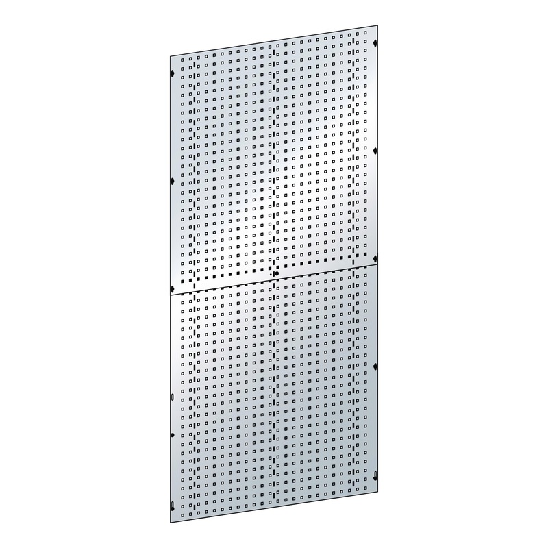 LISTA Arka panel L1006 delikli (GxY) 1000x2000 mm R7035 - Arka panel