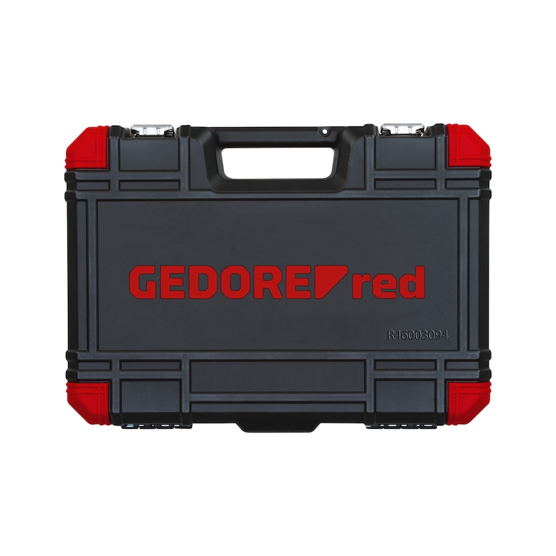 GEDORE RED Steckschlüsselsatz 94-teilig 1/4 Zoll / 1/2 Zoll - Steckschlüssel-Satz 94-teilig