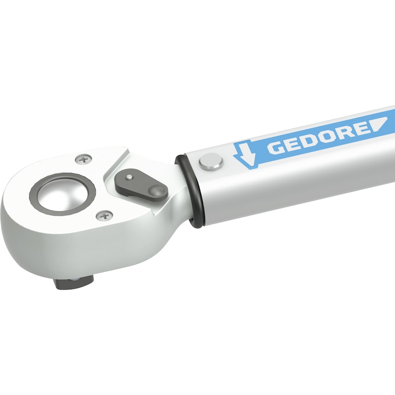GEDORE 扭矩扳手 DREMASTER UK 1/2 英寸/20 - 100 Nm，带换向棘轮 - 带可换向棘轮的可调扭矩扳手
