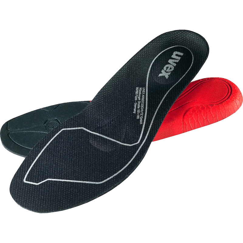 Comfortable climatic insoles uvex 1 and uvex 2