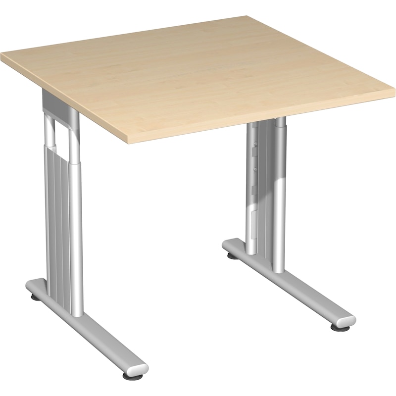 Schreibtisch mit C Fuß Flex