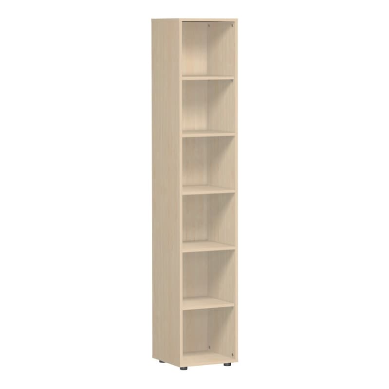 Shelf with support feet 400x400 maple - Shelf with support feet