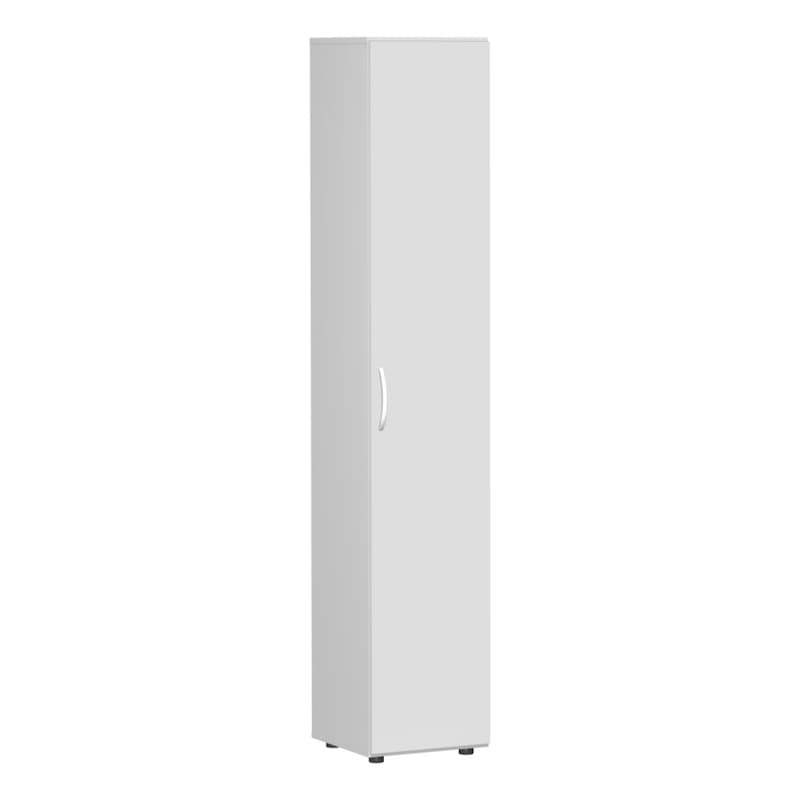 Hinged door cabinet with Support feet 400x420 light grey/light grey - Hinged-door cabinet with support feet, 1-leaf