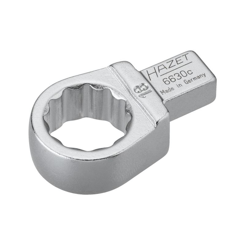 Herramienta de conexión de anillo HAZET, 17 mm, cuadrado encajable 9x12&nbsp;mm - Herramienta encajable de anillo