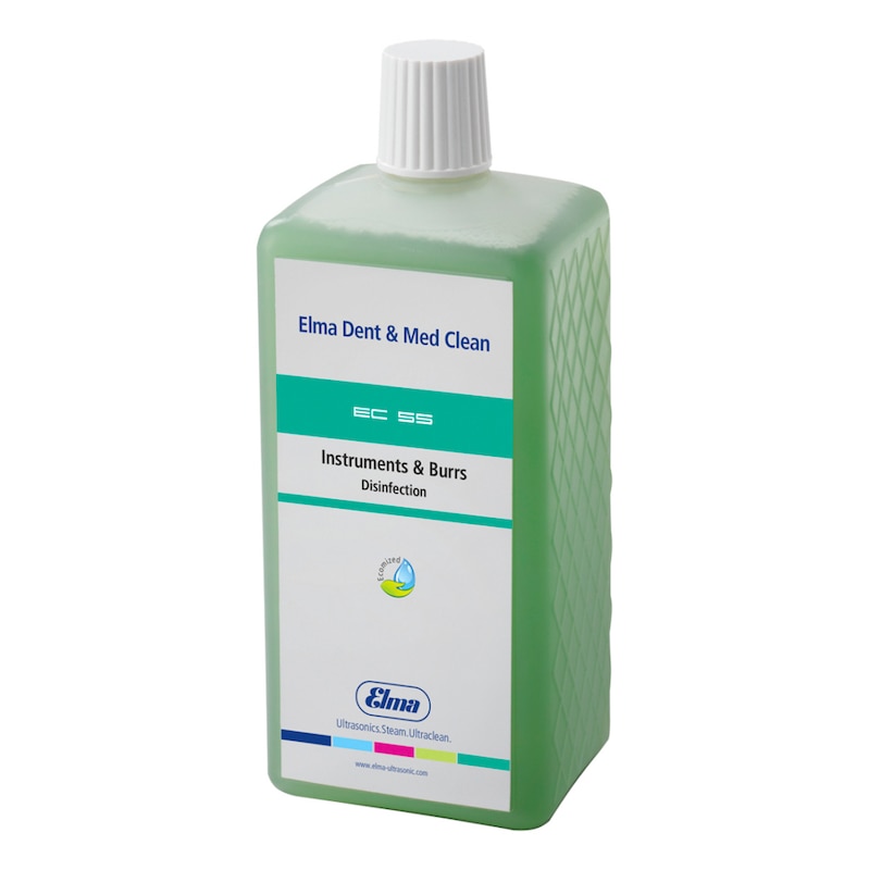 ELMA ultrasonic cleaning concentrate EC 55, 1 litre - Disinfectant cleaner EC 55