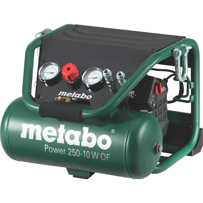 METABO Kompressor Power 250-10 W o Ansaugleistung 220 l/mi - Druckluft-Kompressor Power 250-10 W OF