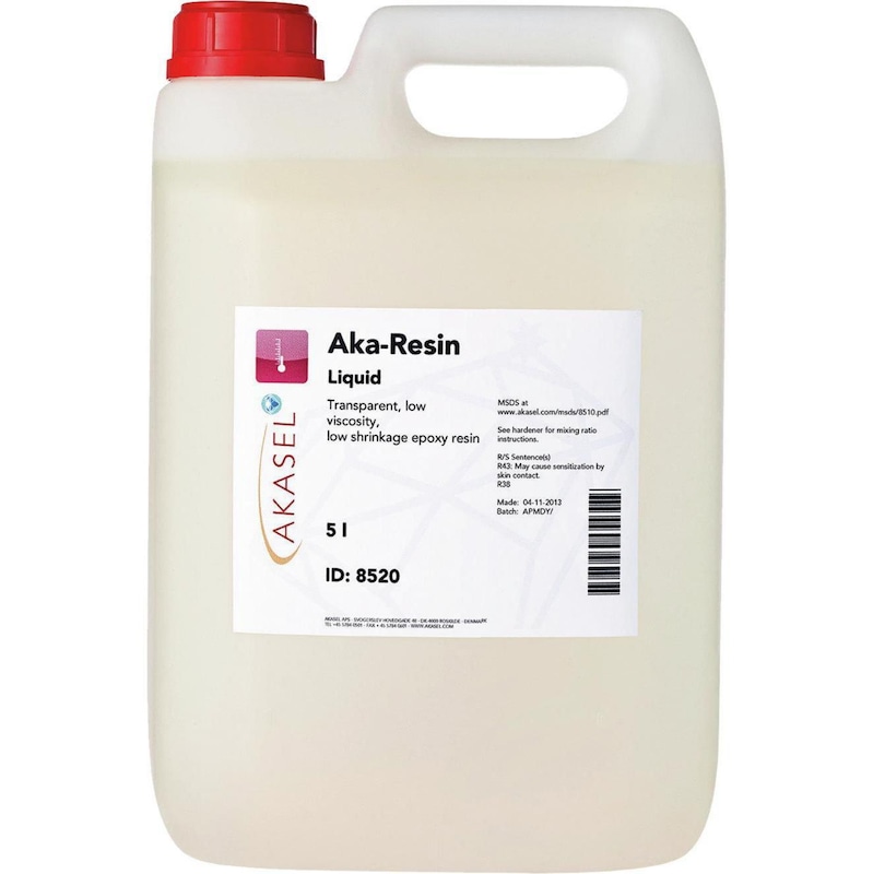 AKASEL AKA-RESIN Liquid Epoxy Kalteinbettmittel 5 Liter - Kalteinbettmittel AKA-RESIN Liquid Epoxy