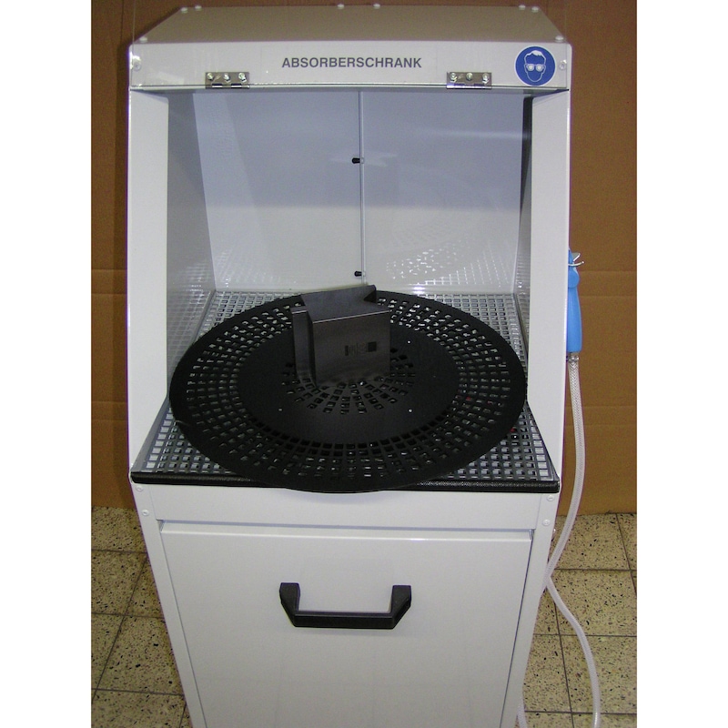 Absorber Cabinet With Compressed Air Powered Extraction System