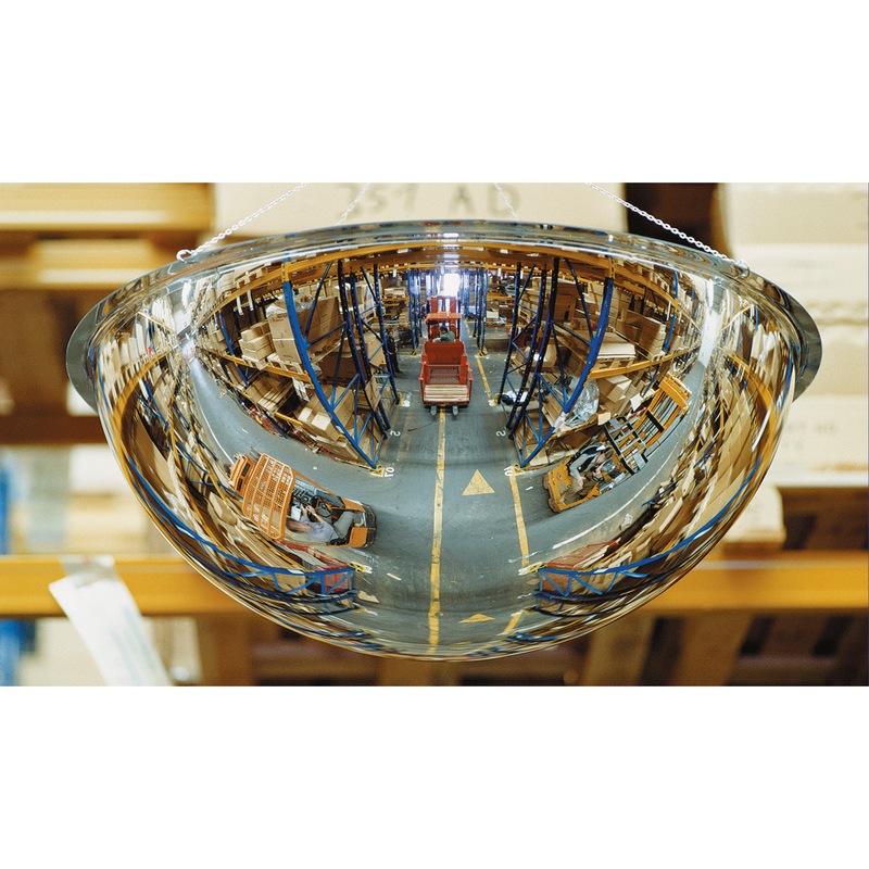 Gömbtükör, átmérő 1000 mm, 360 fokos - biztonsági tükör, 360°-os