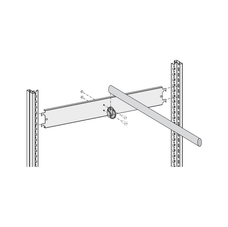 HOFE Clothes rail installation kit HAHN+KOLB
