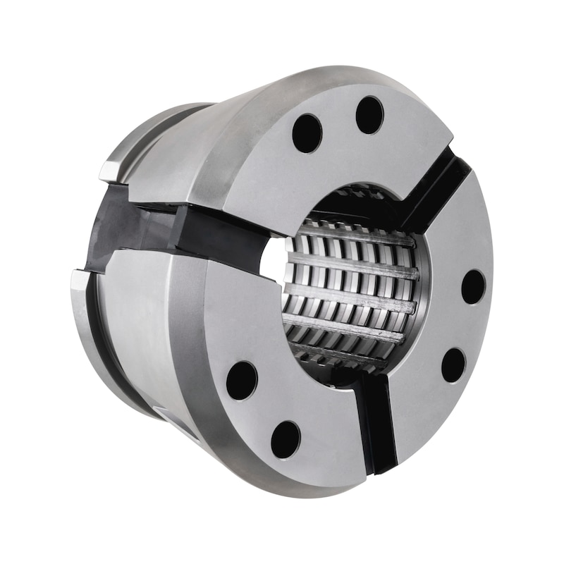 ORION clamping head SK65 w. extension, diameter 34.0&nbsp;mm w/ long. and trans. grvs - Clamping heads, round version