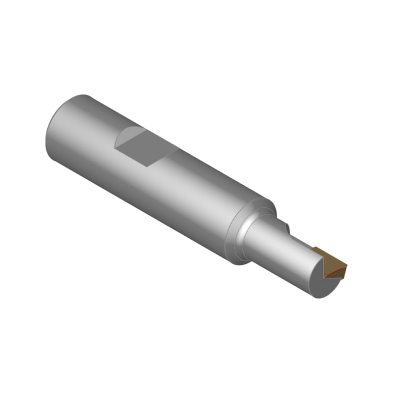 ATORN 可转位刀片立铣刀，带内部冷却功能，T=1，12.0 x 80 毫米，轴径 = 16.0 毫米，DIN 1835B - 带侧固柄的 90° 角度铣刀