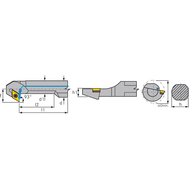 Collier De Serrage Intérieur MI 22 - Alésage 1.3750", OD 1.7490", Largeur 1.2600"