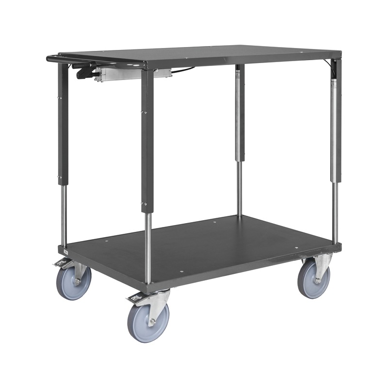 ERGO table trolley, 1000x700 mm, height-adjustable, load capacity 400 kg - ERGO table trolley, height-adjustable