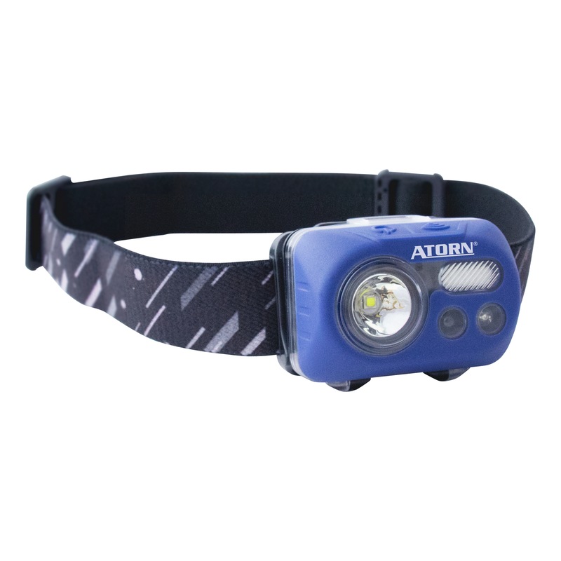 ATORN LED-Kopflampe mit Batterien - LED Kopfleuchte