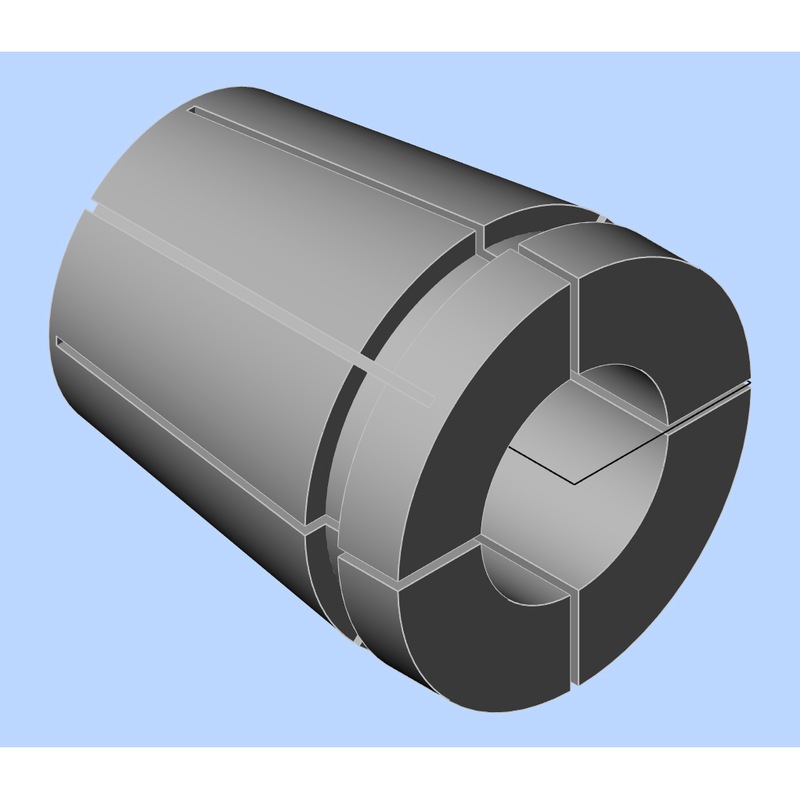 ATORN pince serrage ER40 22,0 mm MD métal étanche jus. 120bar concentricité 2µm - Pinces de serrage de type ER métal étanche, conformément à la norme DIN 6499 A/ISO 15488