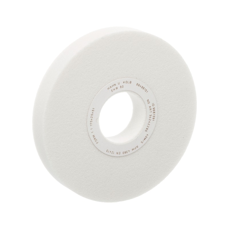 ORION block sanding disc 175x25x51 mm white corundum, grain 60 ceramic - Block sanding disc