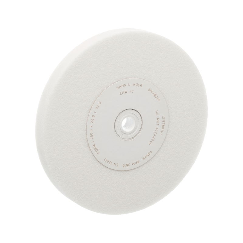 ORION block sanding disc 200x20x32 mm white corundum, grain 46 ceramic - Block sanding disc