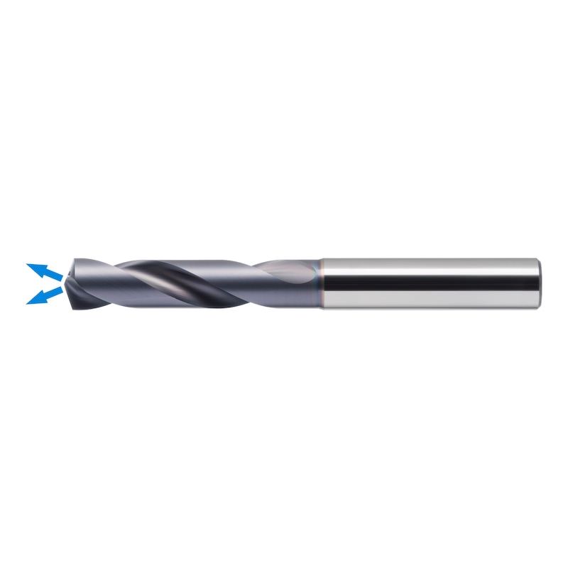 3mm Solid Carbide 3xD High Performance Drill-TiAlN 