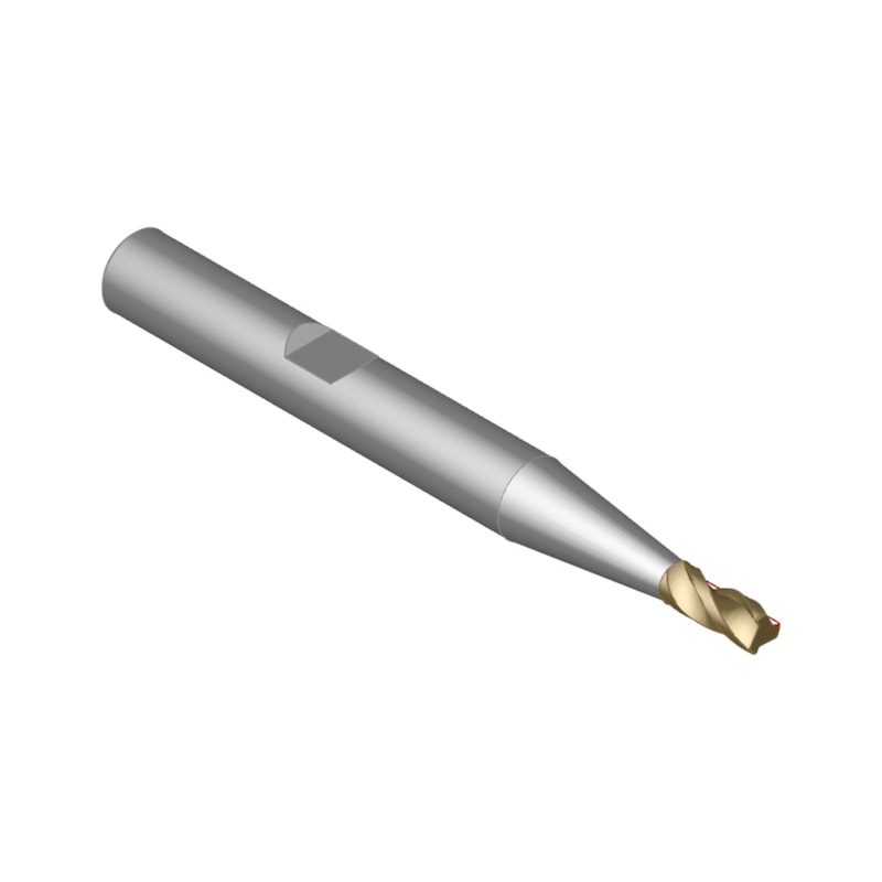 ORION 整体硬质合金方形端铣刀，3.00 mm 刀柄 DIN 6535HB T=3 - 整体硬质合金立铣刀