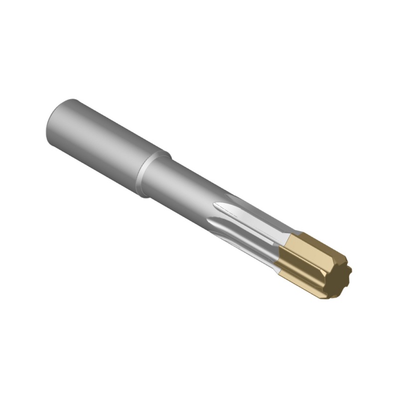 Escariador ATORN HPC, orificio ciego metal duro TIALN, diámetro de 19,00&nbsp;mm H7 - Escariador de alto rendimiento TiALN de metal duro completo