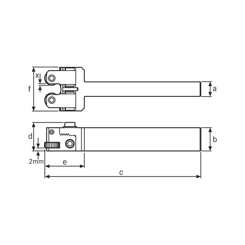Buy ZEUS Adjustable knurling tool (RD2 model 161)