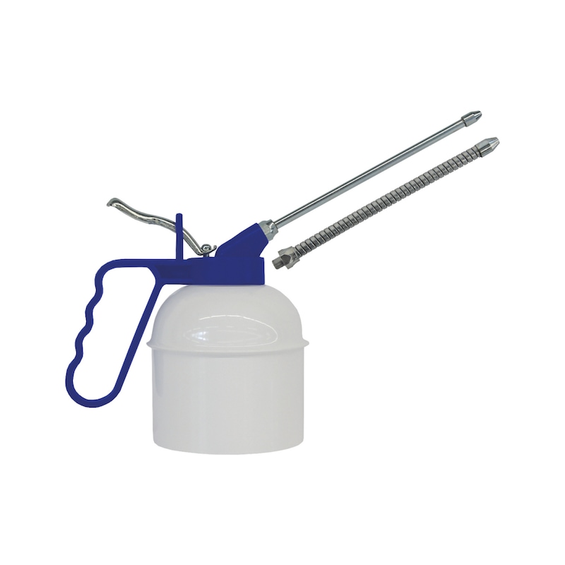 Huileur en spray métallique Hallbauer 300&nbsp;ml, tuyau pulvér. rigide et flexible - Huileur en spray métallique professionnel 0,3 à 1&nbsp;L