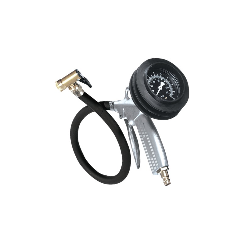 Aircraft Reifenfüllmessgerät RMG - Geeicht 0-10 Bar Mit Schnellstecker