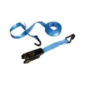 Load fastening straps for light vehicles