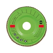 Ceramic abrasive grain flap wheel discs