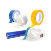 Adhesive tapes for painters, plasterers and stucco plasterers