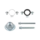 Sanitary pipe clamps and accessories