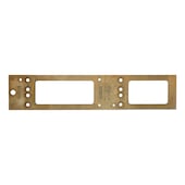 Mounting plate for door closer