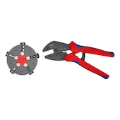 Multi crimping tool with replaceable magazine