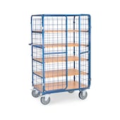 Shelf trolley with up to 600 kg load capacity
