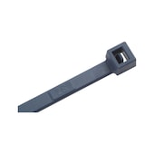 Detectable cable ties with plastic latch