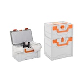 Fire protection boxes for battery systems