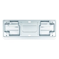Registration plate support in aluminium with advertising band A 772