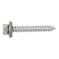 Façade construction screw, type A, zinc plated, with sealing washer, 16 mm