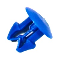 NUMBER PLATE MOUNTING BUTTON BLUE