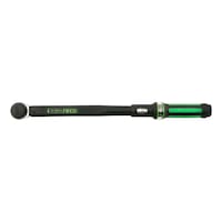 RECA torque wrench with turning knob and reversible ratchet head