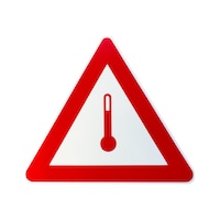 LABEL FOR THE TRANSPORT OF PRODUCTS REQUIRING TEMPERATURE CONTROL