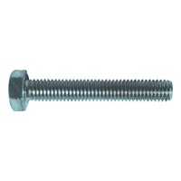 COARSE THREAD (CT) FULL THREAD WHITE GALVANISED HEXAGONAL HEAD SCREW 8.8