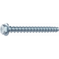 MULTI-MONTI-plus screw anchor, galvanised steel, MMS-plus-SS hexagon head with pressed-on washer