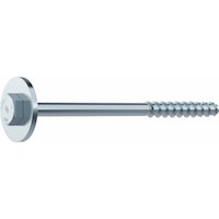 MULTI-MONTI-plus concrete screw anchor, zinc-plated steel, MMS-plus-S beam anchor with hexagon head and washer DIN 440